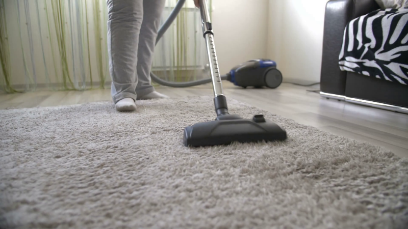 Vacuum Cleaning Carpet